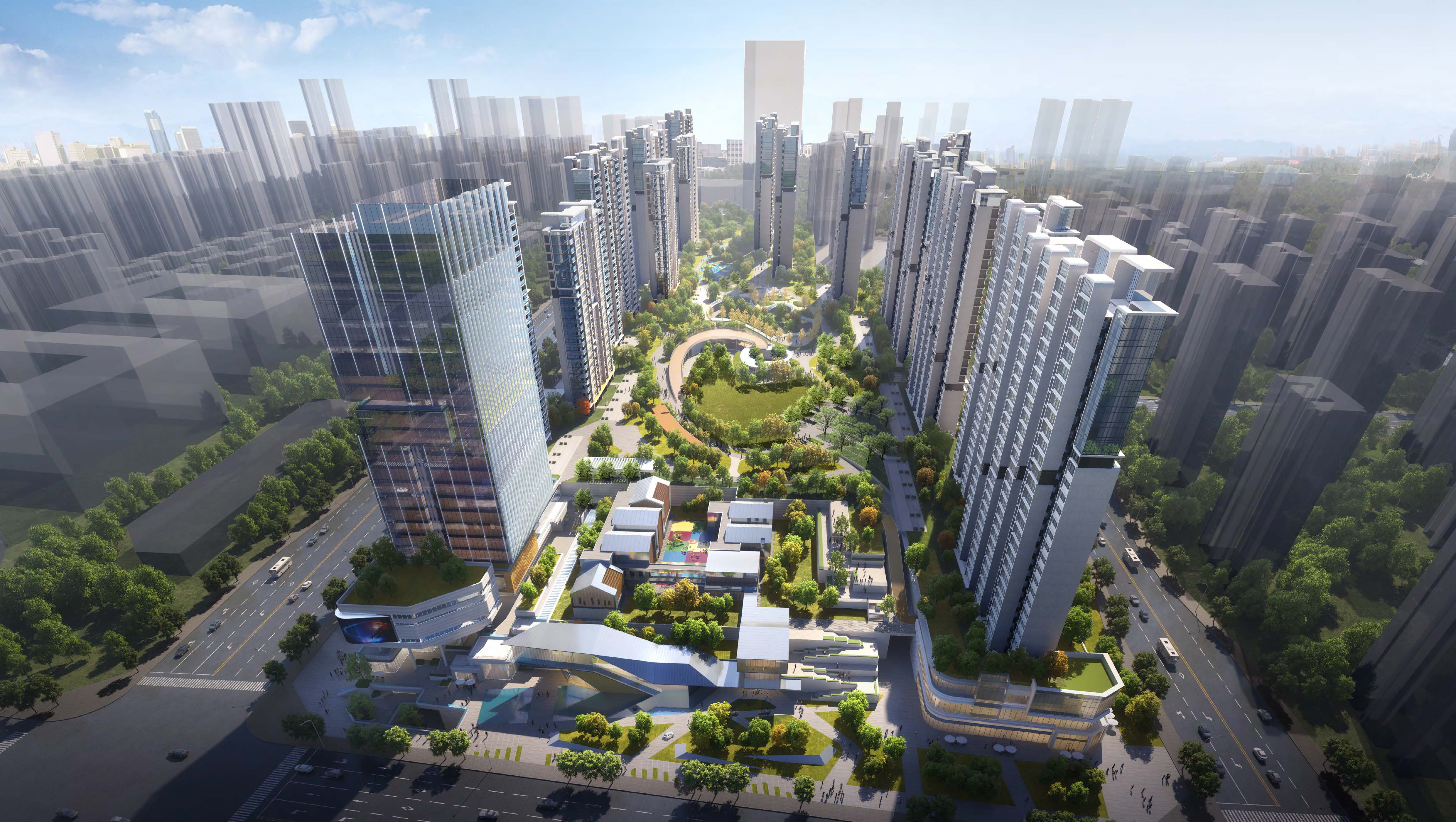 [西安]地铁上盖TOD住宅项目建筑方案344页